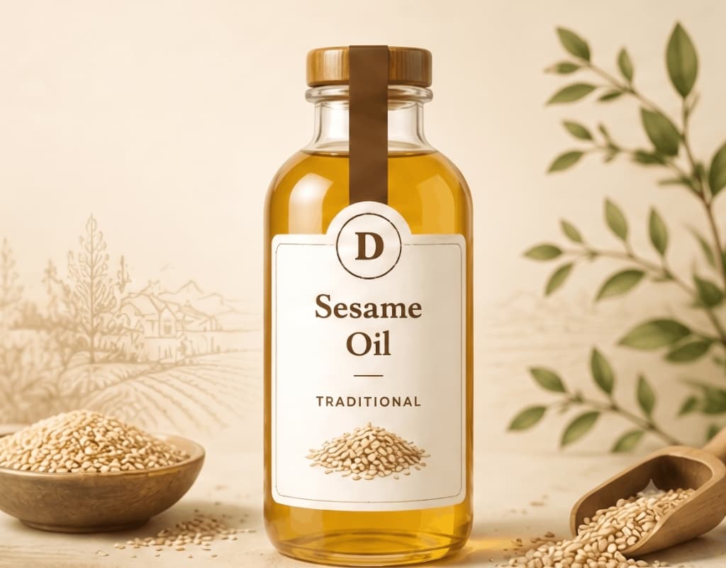Cold-Pressed Sesame Oil