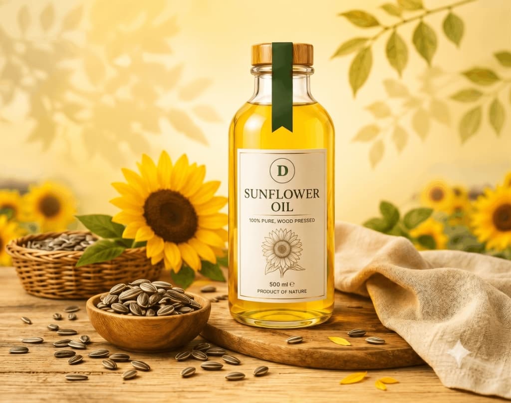 Cold-Pressed Sunflower Oil